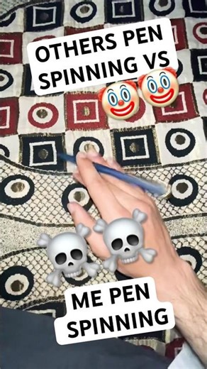 Pen Spinning ☠️☠️ #shorts #ytshorts