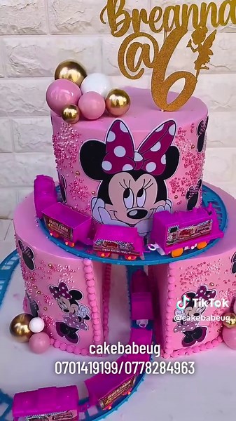 minnie mouse train cake we are ur plug for these train cake 0701419199/0778284963 to order #traincake#minniemouse#minniemousecake#minniemousebirthdaycake#birthdaycake