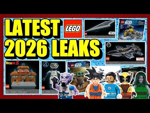 INSANE NEW LEGO LEAKS! Marvel, Star Wars, Dragon Ballz, Ideas, Art & MORE!