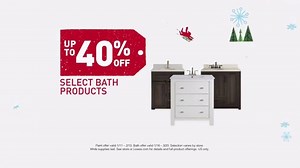 Lowe's Winter Savings Event TV Spot, 'Paint, Primer and Bath Products'
