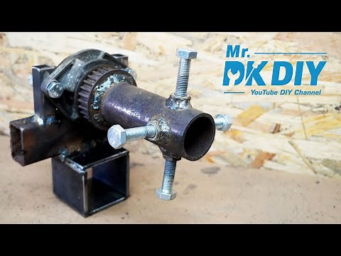 Homemade Metal Bar Twister tool Machine and How to TWIST Square Bar with an MAP GAS Torch