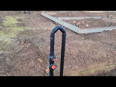 Kitchen Island Drain & Vent Combo Rough-In Before Concrete Pour | Clovis, CA