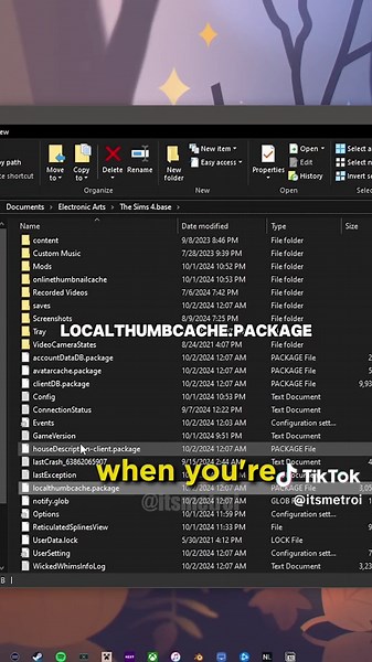 Mod the sims 4 like a pro with this tip! #thesims #sims4 #sims4mods #sims4cc