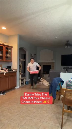 I finally got my hands on the Cheez-It pizza! 🧀🍕😩 #food #pizza #review #family | DannyDorito23