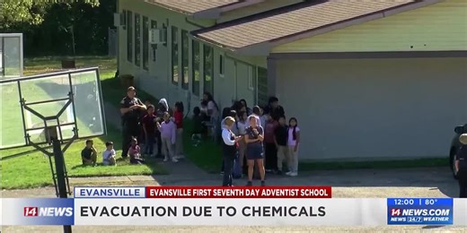 Evansville First Seventh Day Adventist School evacuated due to possible hazmat exposure