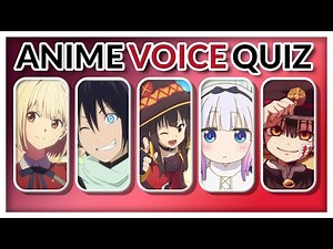 ANIME VOICE QUIZ - Guess The Anime Character from Their Voice[35 CHARACTERS]