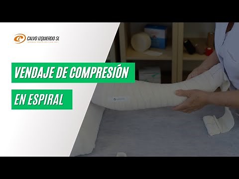 Como aplicar un vendaje compresivo - Técnica en espiral
