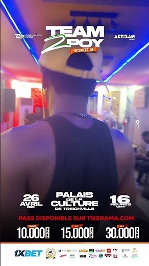 La Team 2 Poy, en live au Palais de la Culture le 26 avril