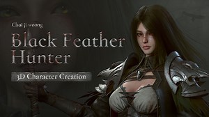 wingfox|3D Character Creation: Black Feather Hunter_Yiihuu.cc