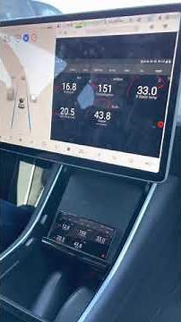 Dashboard added to Tesla Model 3 in-car touchscreen, with TeslaMirror and "scan my tesla" Android