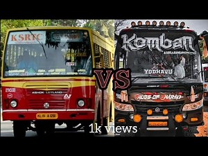 🔥KSRTC VS 🔥#KOMBAN# VIDEO