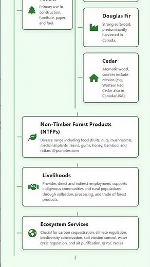 Economic Importance of Forests: Timber, Non-Timber Forest Products, Livelihoods, Ecosystem Serv...