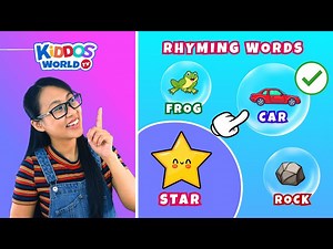 Find the Correct Rhyming Pair Game - Rhyming Words Activity - Teaching Rhyming Words to Kiddos - Videos For Kids