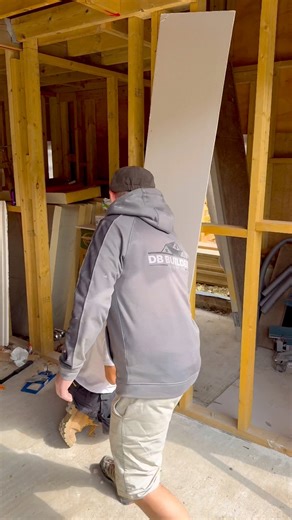 How To Plasterboard Like A Pro Using A Board Lifter #how #howto #homeimprovement #doityourself #diy #reels #building #asmr #asmrsounds #hacks #tips | Db builders Sussex LTD