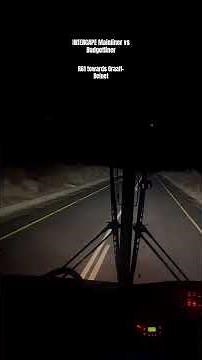 INTERCAPE Mainliner vs Budgetliner on R61 towards Graaff-Reint #atsmods #intercape #bus #trucks