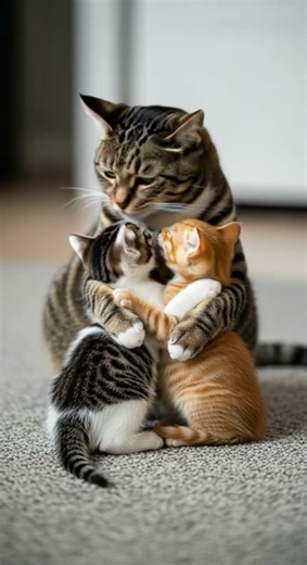 Two affectionate kittens deeply in love.🐱😍💖 Cuteness overload you cant miss #kittens #cats #love