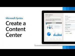 Microsoft Syntex - Create a content center