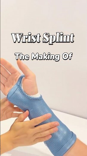 How to Make Wrist Splint