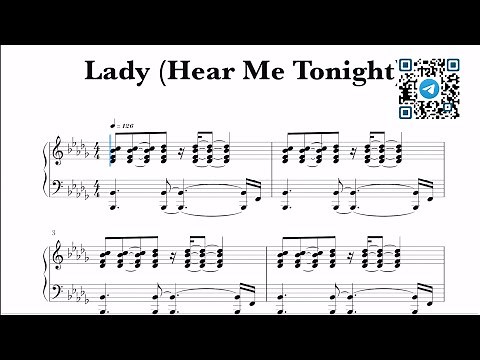 Modjo - Lady (Hear Me Tonight) Sheet Music