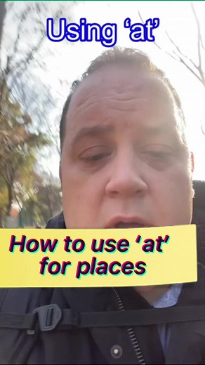 🔥 How to use ‘AT’ for places 🇬🇧 | English Lingo