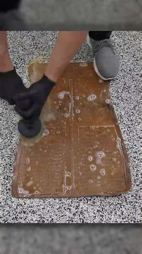Gross Rubber Floor Mat Transformation!
