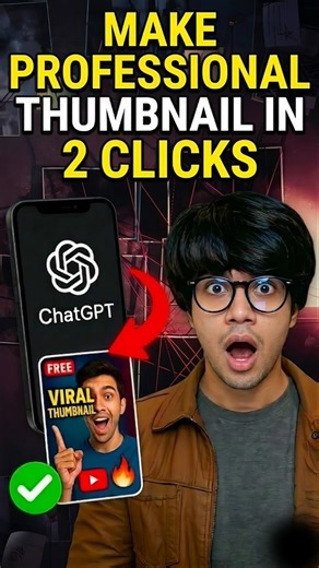 How to make thumbnail in mobile 😱 #shorts