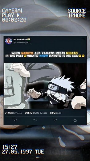 Naruto meets Minato😥 #shorts #anime #naruto #minato