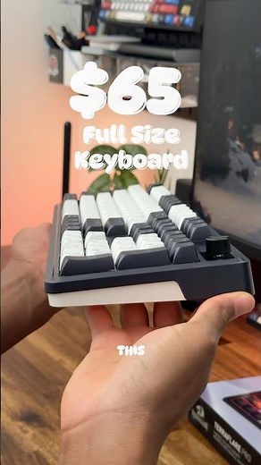 $65 Thocky Full Size Keyboard.. #thocky #keyboard #setup #redragon #gaming