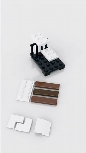 The Perfect Micro LEGO Bed: 17 Pieces Challenge