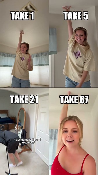 I was not a one take wonder #bloopers #funny
