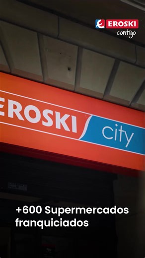 🛒 ¿Quieres abrir tu propio supermercado EROSKI? 🛒 Invierte en EROSKI Franquicias, un sector 📈 en pleno crecimiento. 🏆 Premio a la mejor franquicia de supermercados del año. 🏆 Con el respaldo de 45 años de experiencia. 💪 Solicita información AHORA | Eroski