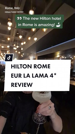Hilton Rome EUR La Lama review: new 4 star hotel in Rome, Italy #rome #romehotels #hilton #hiltonhotel #hotelsinrome