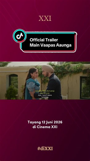 Bagaimana jika setelah puluhan tahun, yang paling sulit dilupakan bukanlah luka melainkan cinta? 👀 Terinspirasi dari kisah-kisah masyarakat pada masa pemisahan India, film ini menghadirkan cerita tentang kenangan, kehilangan, dan perasaan yang tetap hidup meski waktu terus berjalan. MAIN VAAPAS AAUNGA tayang 12 Juni #diXXI. #NontonASIKdiXXI #MainVaapasAaunga