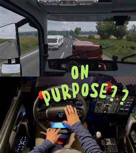 The AI took it personally... 💀Realistic POV #ets2 #ats #gaming #shortvideo #viral #volvo