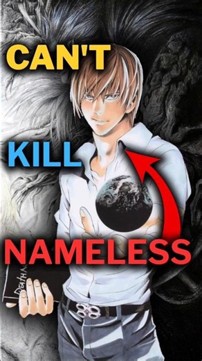Can Death Note kill Nameless People? #shorts