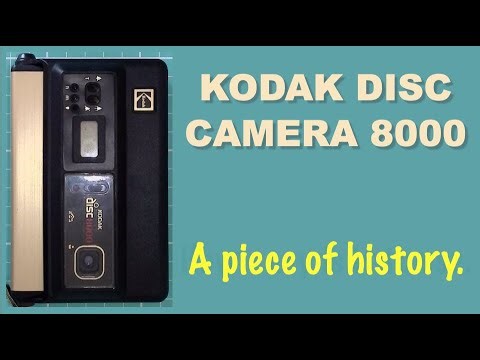 Kodak Disc 8000 Camera. This unusual camera was released in 1982.