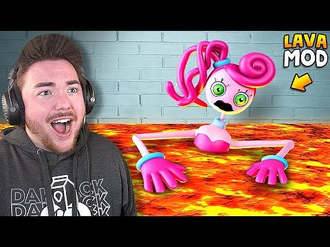 FLOODING CHAPTER 2 IN LAVA!!! (+Secret Level) | Poppy Playtime Chapter 2 (Mods)