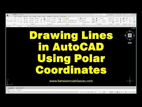 Drawing Lines in AutoCAD Using Polar Coordinates