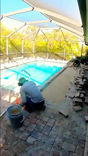 Pool Deck Paver Repair Transformation: Satisfying Before & After!