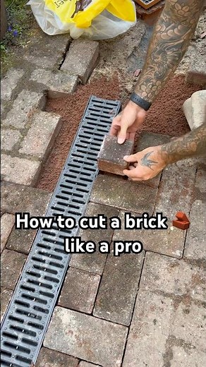 How to cut a brick like a pro