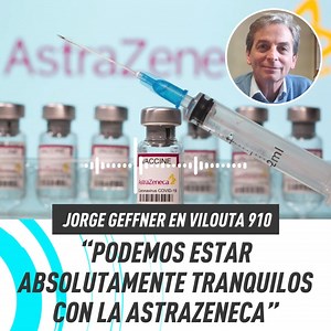 Jorge Geffner, bioquímico inmunólogo, dialogó en #Vilouta910 con @paulovilouta sobre los efectos adversos de la vacuna Astrazeneca contra el covid-19. Al respecto resaltó que su “incidencia es muy baja” y, por lo tanto, “podemos estar absolutamente tranquilos”. #VacunaCOVID #AstraZeneca #vacunas 🎧 AM 910 📱 APP: La Red 🖥️ lared.am ▶️ YouTube: Radio La Red | Radio La Red