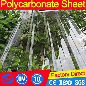 [Hot Item] 0.8mm-2mm Bayer Makrolon Transparent Polycarbonate Corrugated Sheet for Roofing