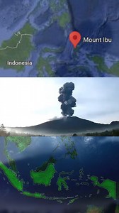 9.3K views · 196 reactions |  Mount Ibu Eruption: Ash Cloud Soars 4...