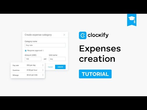 Expenses - Creation | Clockify Tutorial (2025)