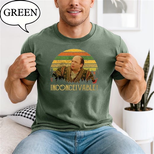 The Princess Bride Shirt, Vizzini Inconceivable Vintage T-shirt, Movies Quote - Etsy