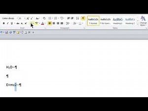 How to Put a Little Number Next to a Word