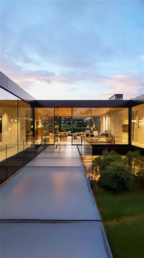 In the heart of Trousdale Estates, this vertical two-level home is defined by balance—light and shadow, openness and privacy. A sunken courtyard brings daylight to the lower level, while a glass bridge and infinity pool frame panoramic views of Century City. Refined materials and pure geometry create a timeless dialogue between architecture and landscape. #McCleanDesign #TrousdaleEstates #LuxuryArchitecture #ModernDesign #LosAngelesLiving | McClean Design