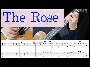 The Rose - Bette Midler【Finger Style Solo Acoustic Guitar cover 】