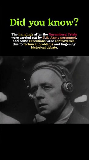 The Nuremberg Hangings — Justice, Controversy, and Uncomfortable Details