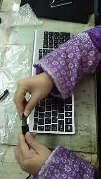 Demonstration of the correct operation of the keyboard